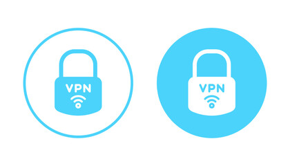Vpn icon vector. Private network sign and symbol. virtual private network icon.