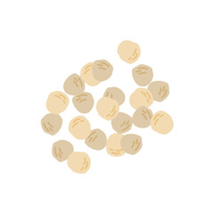 White Pepper Vector Illustration