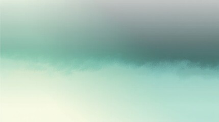 Serene Teal and Grey Watercolor Gradient Background