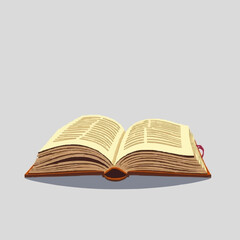 open book isolated on white