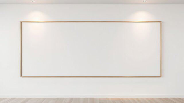 A sleek and modern wall art mockup featuring minimalist design and clean lines, perfect for adding a touch of aesthetic appeal to any space, stylish, minimalist, design