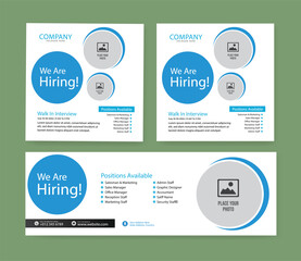 Creative We are hiring join to the team. Hiring recruitment vector creative design and social media post template Creative hiring poster. hiring social media post design.