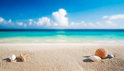 白い砂浜と青い海