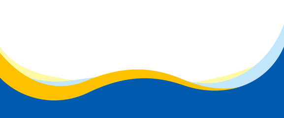 2色の波型背景素材