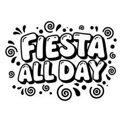 Fiesta All Day Graphic Design