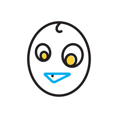 Multi color icon for odd