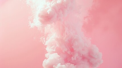 Fototapeta premium Plain blush pink background airy softness and pastel gradient tones designed for fashion photography backdrops cosmetics ads and feminine branding