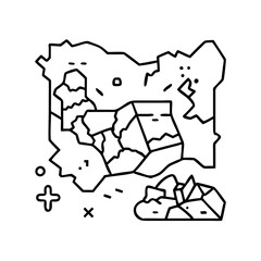mapofruins icon, mapofruins line art - simple line art of mapofruins, perfect for mapofruins logos and icons
