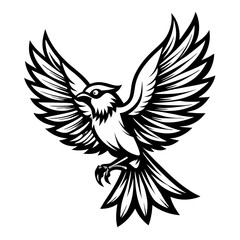 Obraz premium Soaring Bird Emblem