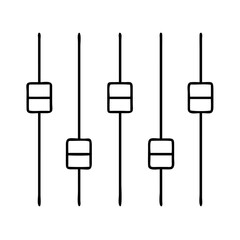 mixerknobs icon, mixerknobs line art - simple line art of mixerknobs, perfect for mixerknobs logos and icons