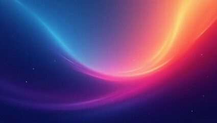 Fototapeta premium Vibrant abstract art wallpaper with flowing blue pink and orange hues creating a dreamy cosmic