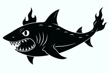High-quality fish vector illustration ideal for use in marine-themed designs, seafood branding, educational materials, fishing club logos, and aquatic decor. This scalable and versatile vector feature