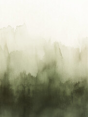 Deep olive watercolor wash. Subtle texture gives a natural and earthy touch, perfect for botanical themes