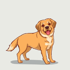 Fototapeta premium Dog vector illustration 