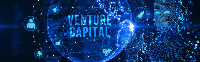 Venture capital. Investor capital. 3d illustration