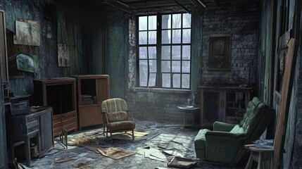 Abandoned Room: A Glimpse into Forgotten Memories