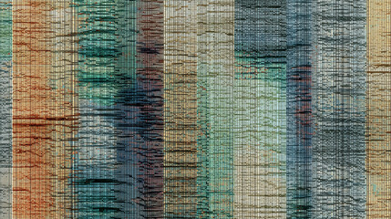 Worn Linen Pattern With Textured Threads Background Texture Wallpaper