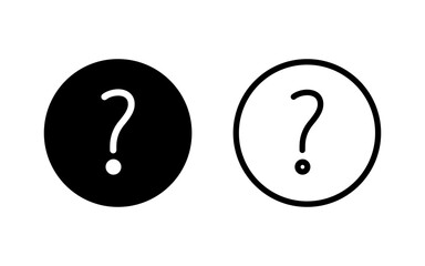Question icon vector illustration. question mark sign and symbol