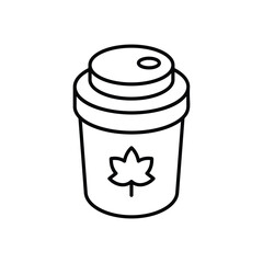 Coffee icon vector stock illustration