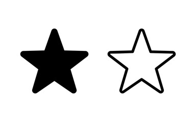 Obraz premium Star Icon vector illustration. rating sign and symbol. favourite star icon