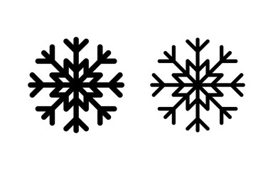 Snow icon vector illustration. snowflake sign and symbol