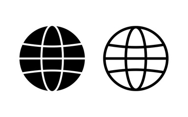 Web icon vector illustration. go to web sign and symbol. web click icon. Global search icon
