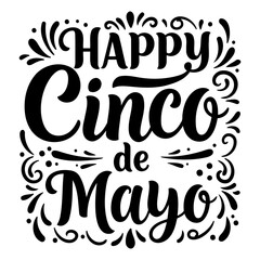 Stylish Cinco de Mayo graphic for marketing