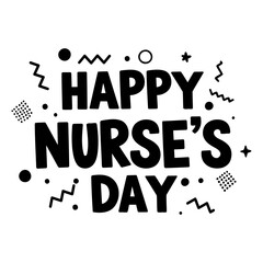 Fototapeta premium Happy Nurse's Day Graphic