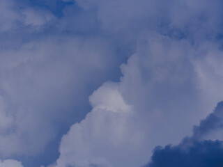 Beautiful dramatic sky with stormy clouds before rain