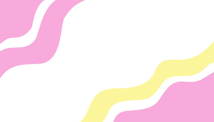 Abstract wavy background with pastel pink and yellow colors. Modern and stylish design elements.