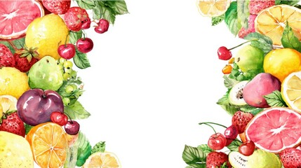 Children's drawing style fruit pattern,Drawings with crayon,Various fruits by crayon color,Painting like a child,Strawberry,orange,grape,Recreation and painting,Doodle drawing by hand.