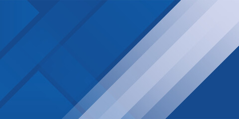 Obraz premium Abstract bacgkround blue and white gradient. Modern blue abstract rectangle box lines background for presentation design, banner, brocure, and business card