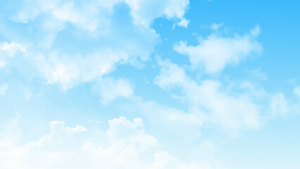 Blue sky and cloud. Natural and cloudy fresh blue sky background. Natural sky beautiful blue and white texture background. Sky clouds background