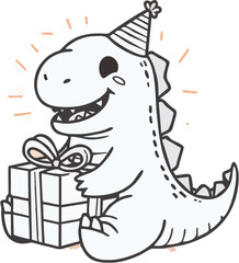 Snowman and Santa Claus with gifts