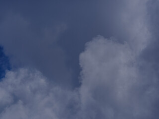 Beautiful dramatic sky with stormy clouds before rain