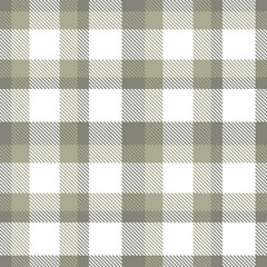 Vibrant medium grey and Sandy bland Seamless Tartan Textile Design