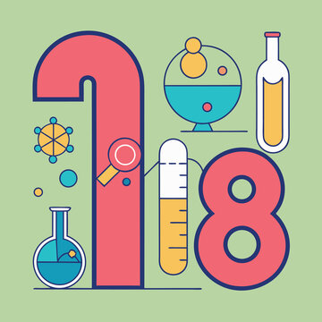 Pack-18 science research-illustration 