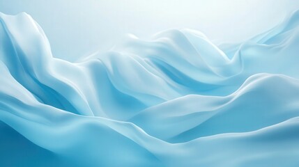 Obraz premium captivatingly vibrant abstract cool blue background, softened with a finely tuned motion blur, creates a refreshing and forward-thinking tech atmosphere.