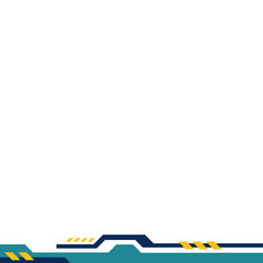 Business Footer Geometric