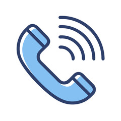 Incoming Phone Call Ringing Icon Design