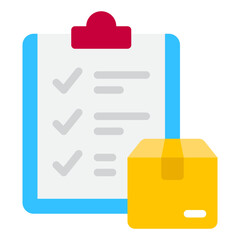 Obraz premium Delivery Checklist Icon