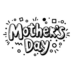 Fototapeta premium Mother's Day graphic, cute, marketing