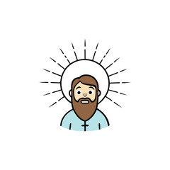 holy spirit pentecost sunday vector greetings