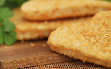 Crispy fish fillet made of Alaska Pollock