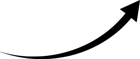  NewVectorIllustrationSign nvis - curved arrow right direction vector sign . isolated transparent . black large . big simple icon .