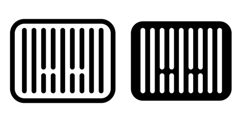 barcode icon sign 