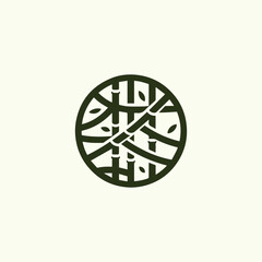 Bamboo webbing logo