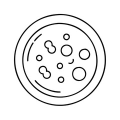 petridish icon, petridish line art - simple line art of petridish, perfect for petridish logos and icons
