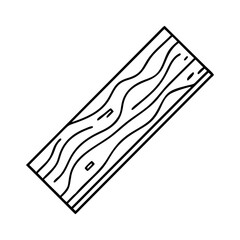 plankofwood icon, plankofwood line art - simple line art of plankofwood, perfect for plankofwood logos and icons