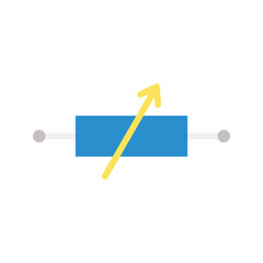 Rheostat icon vector image. Suitable for mobile apps, web apps and print media.